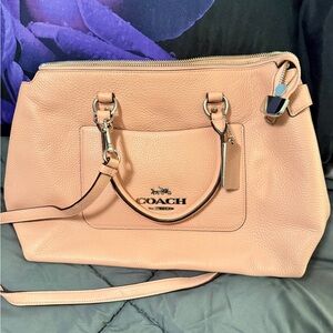 Coach Blush Leather Shoulder Bag